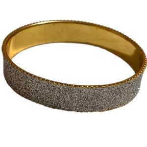 Silver sparkle costume bangle